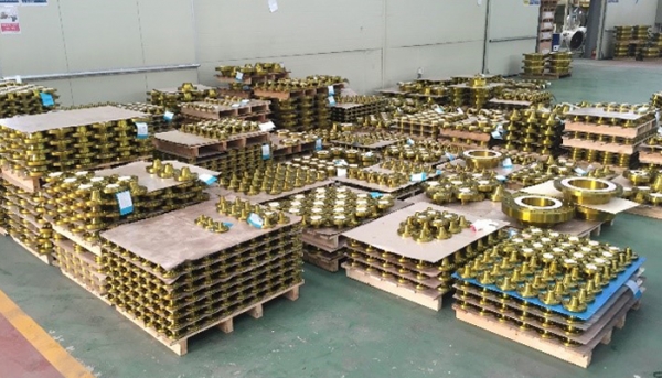 Gas Compression Station in Gas Exporting Line